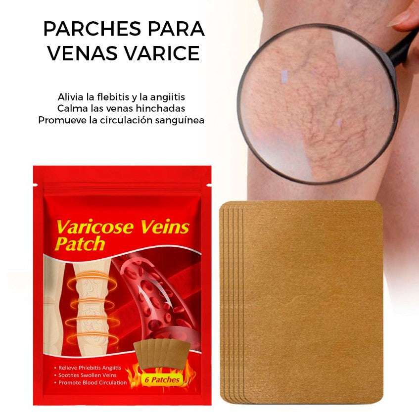 NUEVO SET DE PARCHES PARA VENAS VARICES