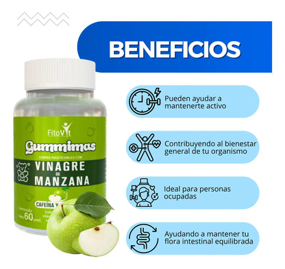 GOMITAS VINAGRE DE MANZANA VERDE
