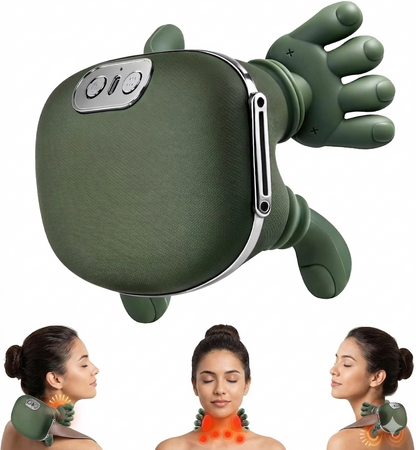 Nuevo NeckZen™ - Masajeador Térmico Inteligente para Cuello y Hombros
