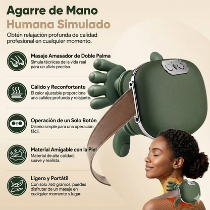 Nuevo NeckZen™ - Masajeador Térmico Inteligente para Cuello y Hombros